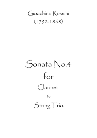 Sonata No.4 in Bb (arr. Spence Bundy)