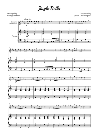 Jingle Bells (arr. Rodrigo Faleiros)