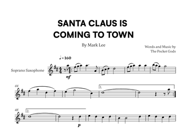 Santa Claus Is Coming To Town (arr. Cadenza Editions)