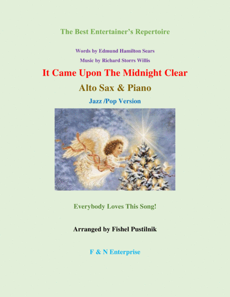 "It Came Upon The Midnight Clear" for Alto Sax and Piano (arr. Fishel Pustilnik)