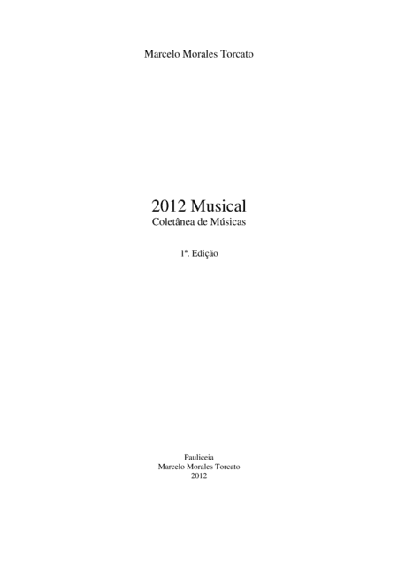 2012 Musical: Coletânea de Músicas