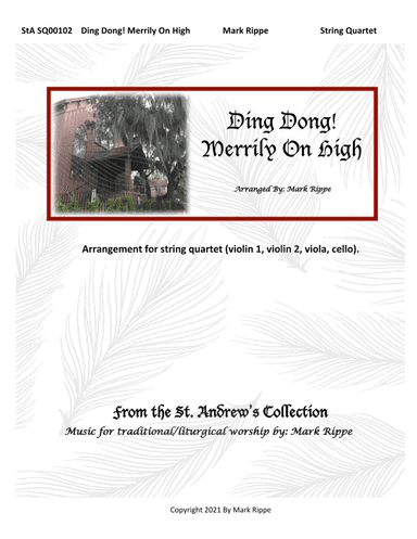 Ding Dong! Merrily On High (StA SQ00102) (arr. Mark Rippe)