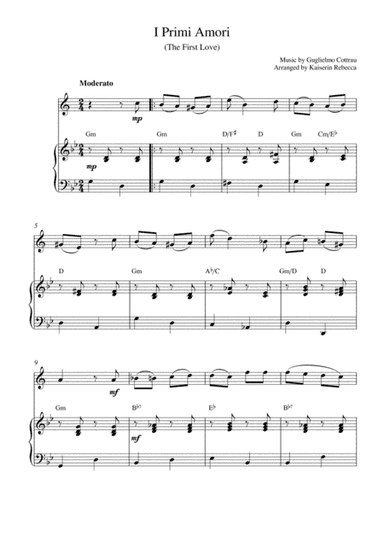 I Primi Amori (The First Love) (arr. Kaiserin Rebecca)