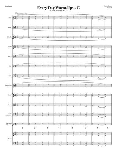 G - Every Day Warm-Ups for Full Orchestra
