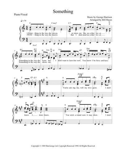Something (arr. Bill Hayes)