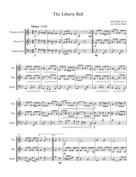Liberty Bell March (arr. Gavin Lendt)