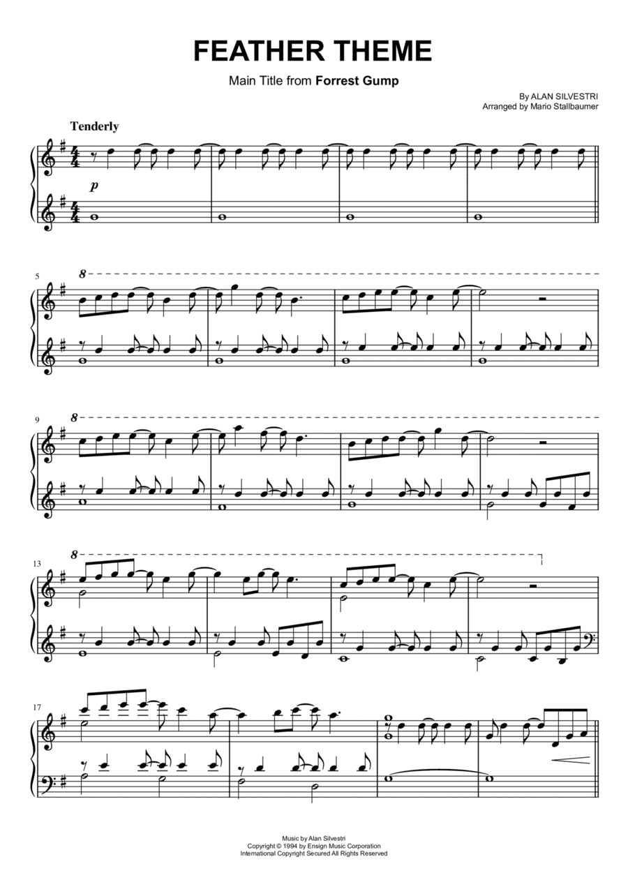 I'm Forrest... Forrest Gump (arr. Mario Stallbaumer)