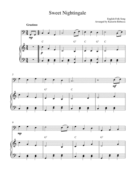 Sweet Nightingale (arr. Kaiserin Rebecca)