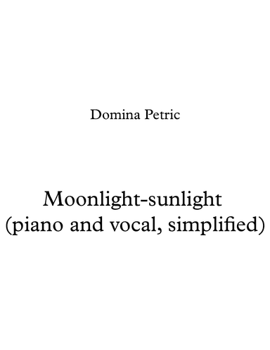 Moonlight-Sunlight