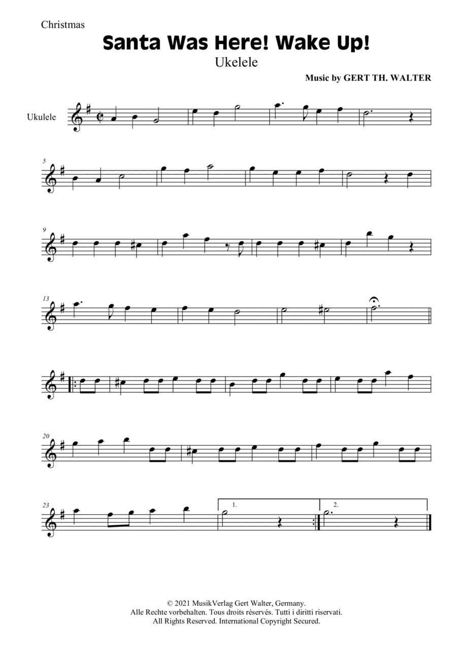 Santa Was Here! Wake Up!