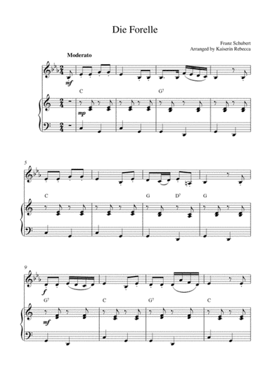 Die Forelle (arr. Kaiserin Rebecca)