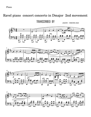 Ravel_Piano_Concerto_in_G_2nd_Movement-Piano (arr. MARICE RAVEL)
