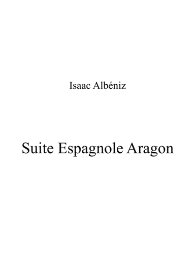 Suite Espagnole Aragon (arr. Patrizia Luraschi)