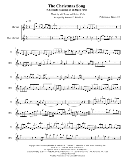 The Christmas Song (Chestnuts Roasting On An Open Fire) (arr. Kenneth D. Friedrich)