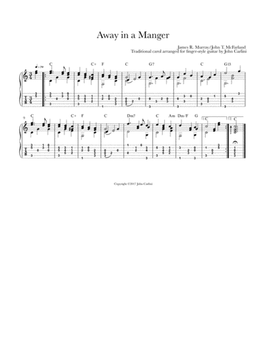 Away in a Manger (arr. John Carlini)