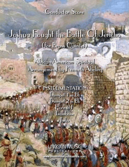 Joshua Fought the Battle of Jericho (for Brass Quintet) (arr. Kenneth Abeling)