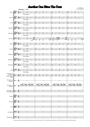 Another One Bites The Dust (arr. Paul Marshall)
