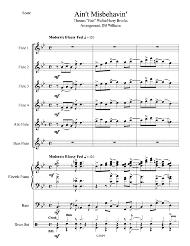 Ain't Misbehavin' (arr. DB Williams)