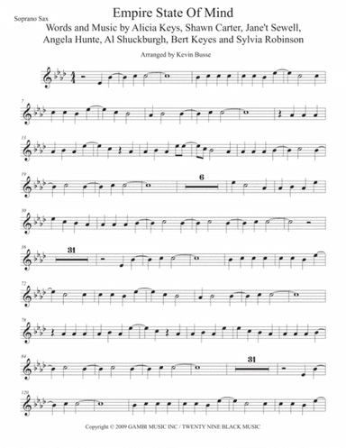 Empire State Of Mind (Part II) Broken Down (arr. Kevin Busse)