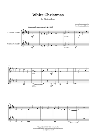 White Christmas (arr. Henrique Oliveira)