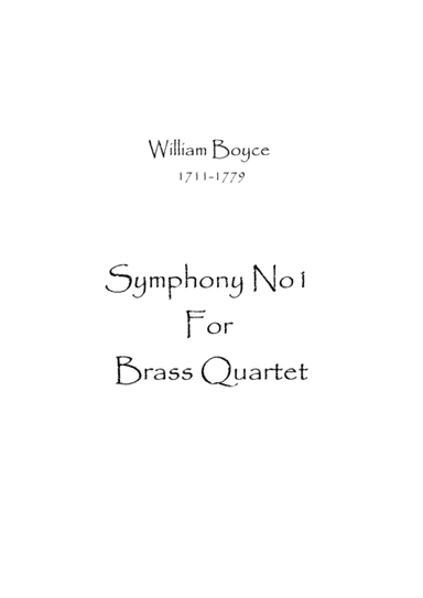 Symphony No1 (arr. Spence Bundy)