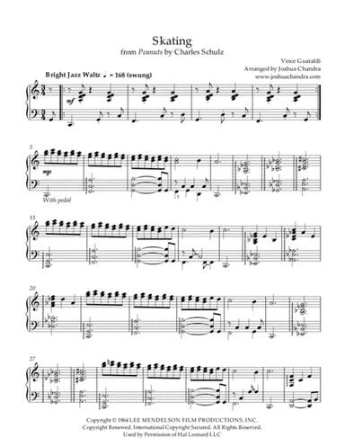 Skating (arr. Joshua Chandra)
