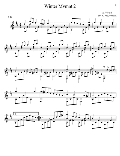 Winter Movement 2 (arr. Robert McCormack)