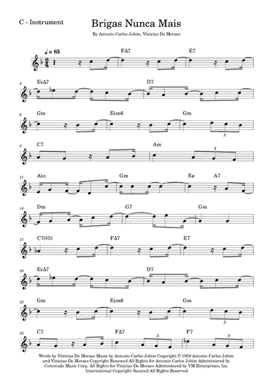 Brigas Nunca Mais (arr. Fabio Eduardo de Oliveira)