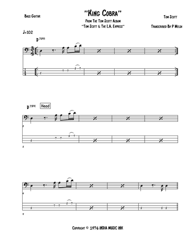 King Cobra (arr. Accubass)