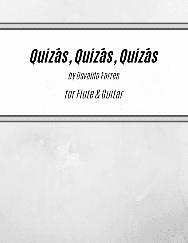 Quizas, Quizas, Quizas (perhaps, Perhaps, Perhaps) (arr. Kenneth Pasciak)