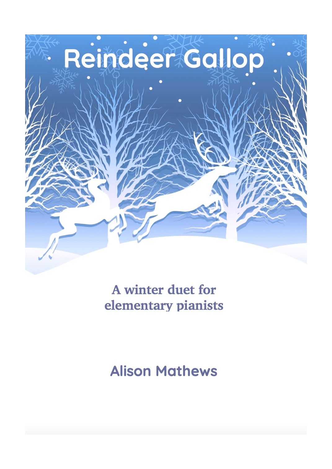 Reindeer Gallop -Elementary