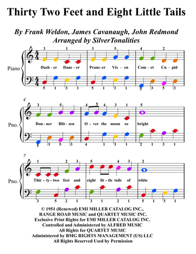 Thirty-two Feet, Eight Little Tails (arr. SilverTonalities)