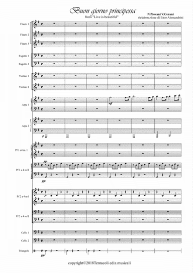 Buongiorno Principessa (arr. Ester Alessandrini)