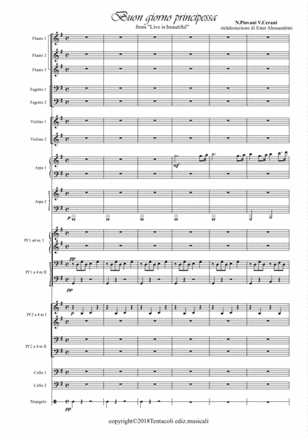 Buongiorno Principessa (arr. Ester Alessandrini)