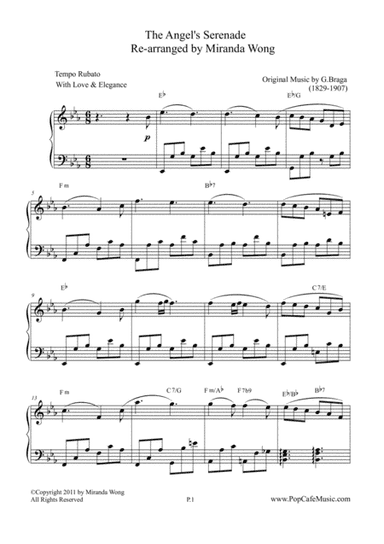 The Angel's Serenade - Romantic Piano Music (arr. Miranda Wong)