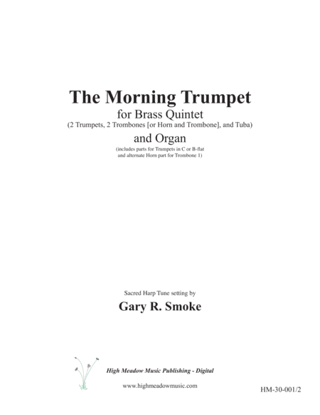 The Morning Trumpet for Brass Quintet and Organ (arr. Gary R. Smoke)