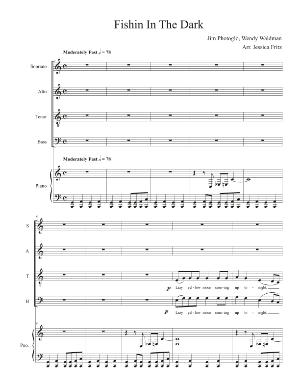 Fishin' In The Dark (arr. Jessica Fritz)