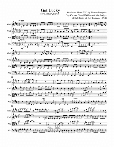 Get Lucky (arr. Ray Kamada)