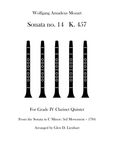 Sonata no. 14 (Clarinets) (arr. Glen D. Lienhart)
