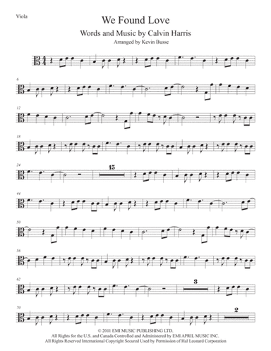 We Found Love (arr. Kevin Busse)