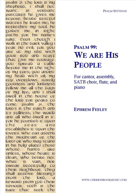 Psalm 99: We are His People