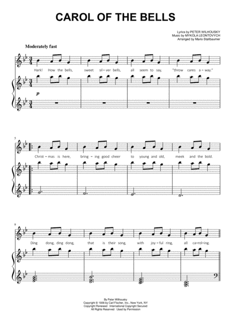 Carol Of The Bells (arr. Mario Stallbaumer)
