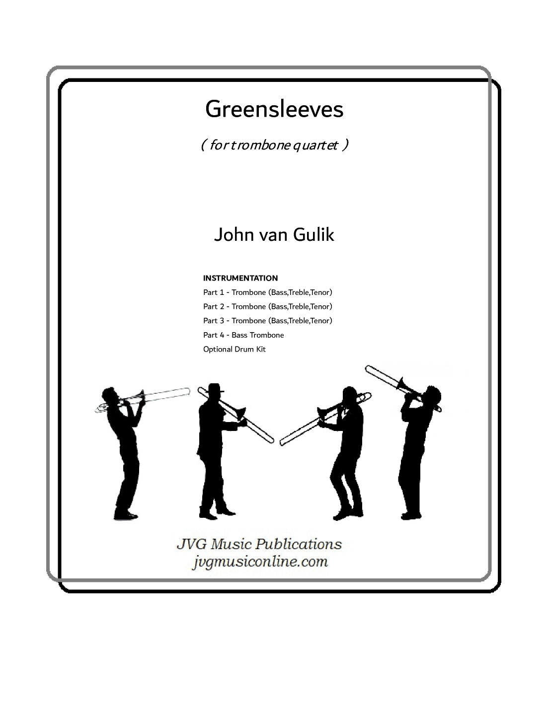 Greensleeves (arr. John van Gulik)