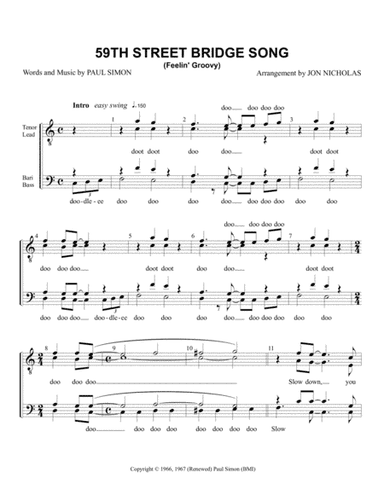 The 59th Street Bridge Song (feelin' Groovy) (arr. Jon Nicholas)