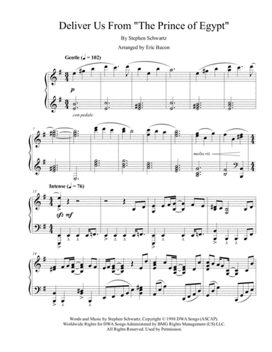 Deliver Us (arr. Eric Bacon)