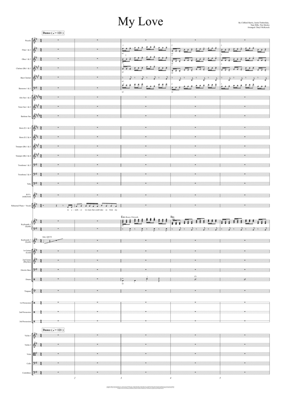 My Love (arr. Daryl McKenzie)