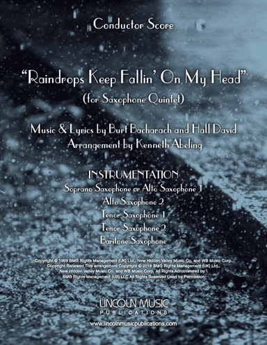 Raindrops Keep Fallin' On My Head (arr. Kenneth Abeling)