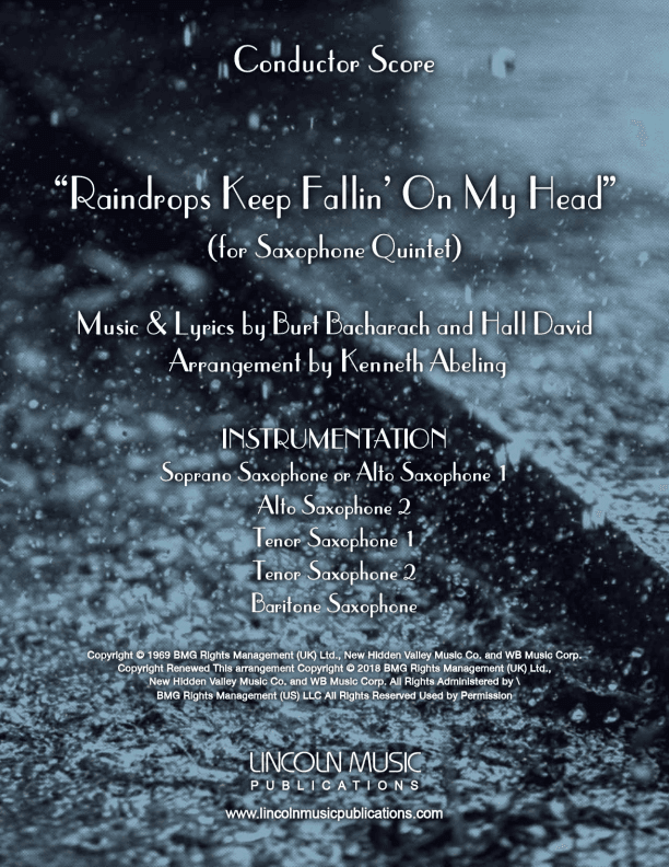 Raindrops Keep Fallin' On My Head (arr. Kenneth Abeling)