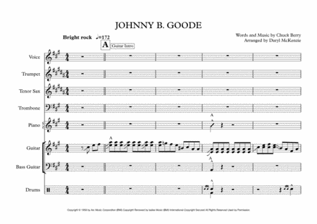 Johnny B. Goode (arr. Daryl McKenzie)