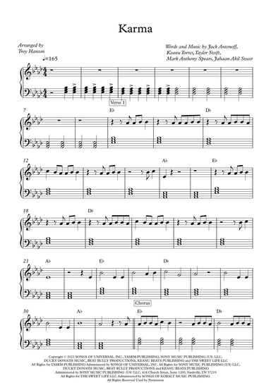 Karma (arr. Troy Hanson)